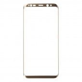 Защитное стекло Tempered Glass 3D для Samsung Galaxy S8 Plus (золотое)