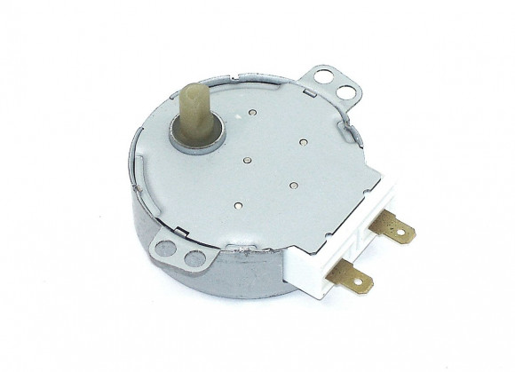 Электродвигатель (мотор) вращения тарелки для микроволновой печи, 220В, 4Вт, шток-8мм Электродвигатель (мотор) вращения тарелки для микроволновой печи, 220В, 4Вт, шток-8мм