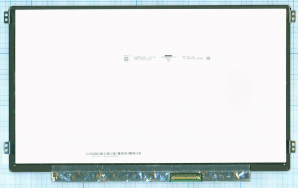 Матрица N116BCN-EB1, 11.6", 1366x768 (HD), 30 pin, AAS, Slim (тонкая), глянцевая, уши слева/справа