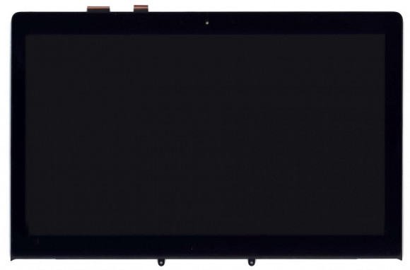 Модуль (матрица + тачскрин) для Asus N550 HD черный с рамкой