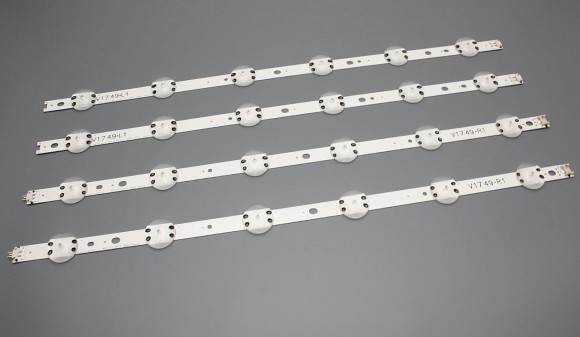 LED подсветка 49" V17 ART3 V1749 L1/R1 (комплект 4шт)