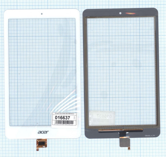 Сенсорное стекло (тачскрин) для Acer Iconia Tab A1-860, белое