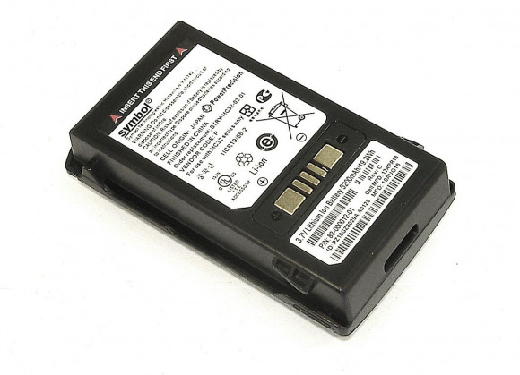 Аккумуляторная батарея 5200 mAh для терминала сбора данных Zebra/Motorola Symbol MC3200 MC3300 серий