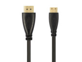 Кабель CAB16 HDMI (M) - Mini HDMI (M) 1.5м, черный (Vixion) Кабель CAB16 HDMI (M) - Mini HDMI (M) 1.5м, черный (Vixion)