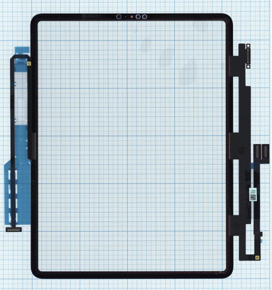 Сенсорное стекло (тачскрин) для Apple iPad Pro 12.9 2018 (A2014 A1895 A1876), черное