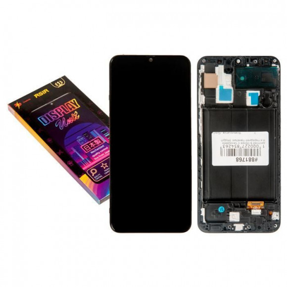 дисплей в сборе с тачскрином и передней панелью (модуль) для Samsung Galaxy A30 (SM-A305F) ZeepDeep ASIA Super Amoled, белый