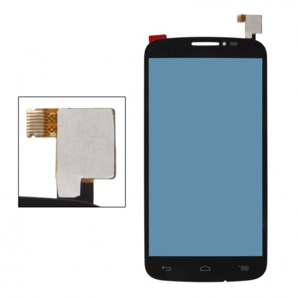Сенсорное стекло (тачскрин) для Alcatel Pop C7 7041D, черный