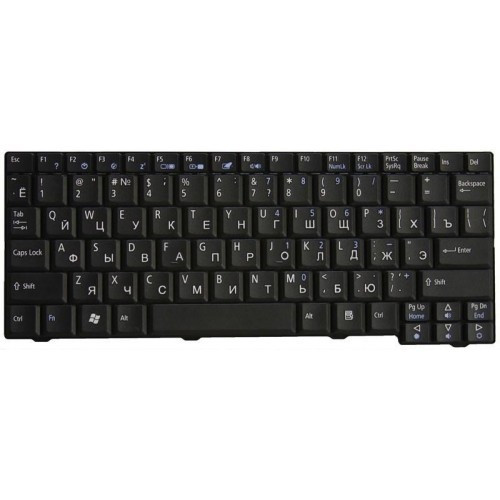 Клавиатура для ноутбука ACER ASPIRE ONE A110 A150. РУССКАЯ РАСКЛАДКА