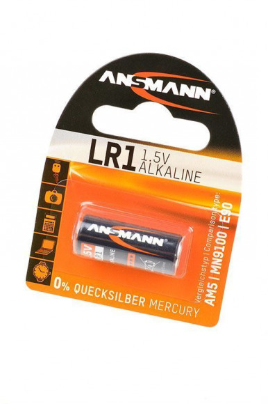 Батарейка (элемент питания) Ansmann Alkaline LR1 1.5V (5015453), 1 штука