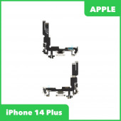 Системный разъем (разъем зарядки) для iPhone 14 Plus, микрофон (белый) Системный разъем (разъем зарядки) для iPhone 14 Plus, микрофон (белый)