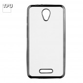 Чехол силиконовый "LP" для Alcatel Pop 4 TPU (прозрачный с черной хром рамкой) (европакет) Чехол силиконовый "LP" для Alcatel Pop 4 TPU (прозрачный с черной хром рамкой) (европакет)