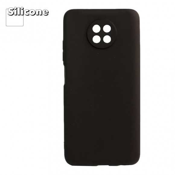 Силиконовый чехол "LP" для Xiaomi Redmi Note 9T TPU, черный, непрозрачный (европакет)