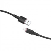Кабель USB ACEFAST C2-02 для Lightning, 2.4А, длина 1.2м, черный Кабель USB ACEFAST C2-02 для Lightning, 2.4А, длина 1.2м, черный