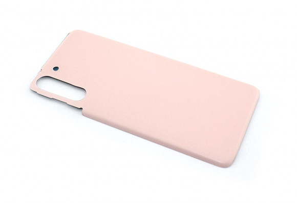 Задняя крышка для Samsung Galaxy S21 G991 розовая