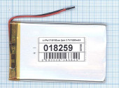 Аккумуляторная батарея Li-Pol (3x50x83мм), 2pin, 3.7В, 1500мАч Аккумуляторная батарея Li-Pol (3x50x83мм), 2pin, 3.7В, 1500мАч