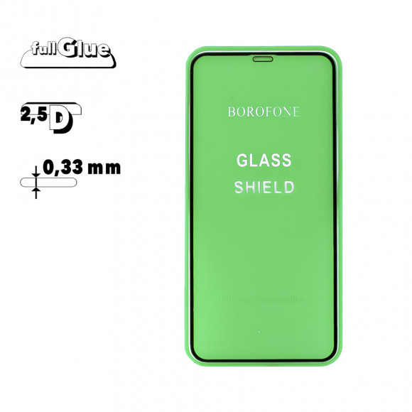 Защитное стекло Borofone E. S. F. S. S. T. G. 2.5D для Apple iPhone XS Max 0.33 мм, черное