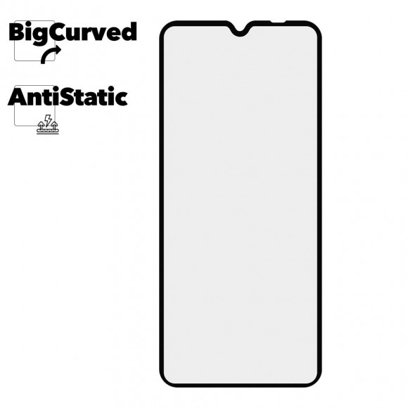 Защитное стекло для Realme C31 Super max Anti-static big curved glass