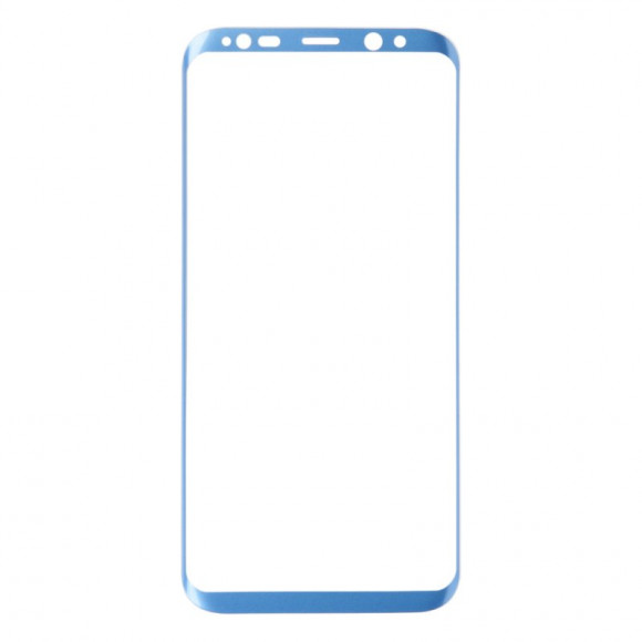 Защитное стекло Tempered Glass 3D для Samsung Galaxy S8 Plus (голубое)