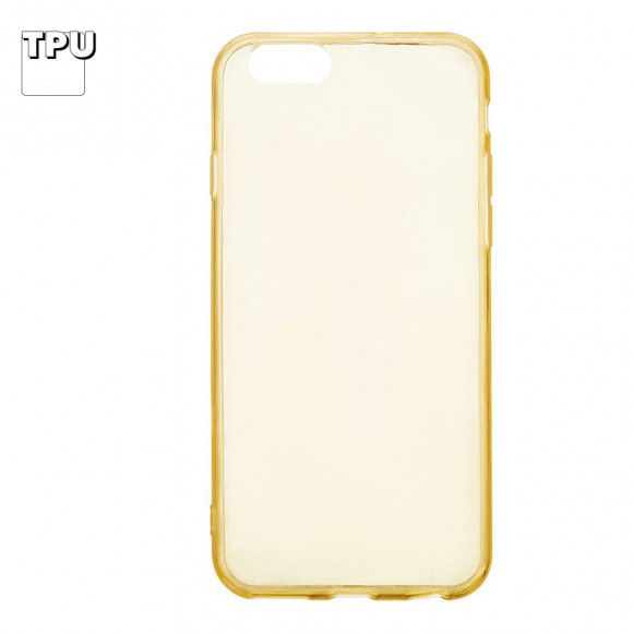 Силиконовый чехол "LP" для Apple iPhone 6, 6S TPU, желтый (коробка)