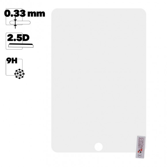 Защитное стекло LP для iPad Mini 2 (A1489, A1490, A1491), iPad Mini 3 (A1599, A1600), iPad Mini 4 (A1538, A1550) Tempered Glass 2.5D 0, 33 мм, 9H (уда