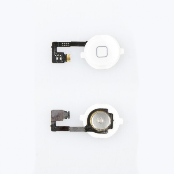 Шлейф FLC IPhone 4G с кнопкой Home (белый)