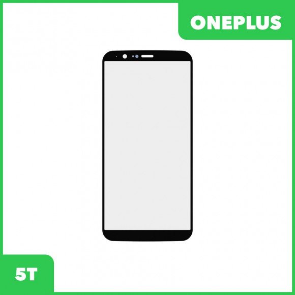 Стекло + OCA пленка для переклейки OnePlus 5T, черный