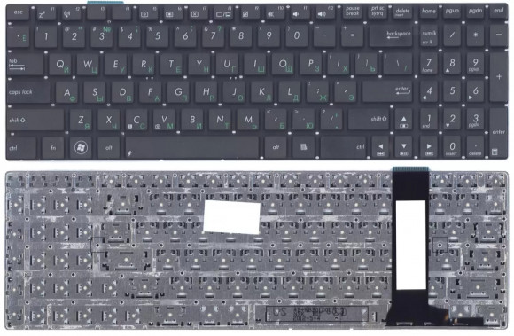 Клавиатура для ноутбука Asus N56, N56V, N76, N76V, G771, черная
