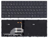Клавиатура для ноутбука HP ProBook 430 G5, 440 G5, 445 G5, черная с подсветкой Клавиатура для ноутбука HP ProBook 430 G5, 440 G5, 445 G5, черная с подсветкой