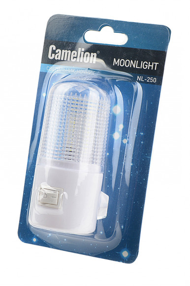 Ночник Camelion NL-250 с выключателем, LED BL1