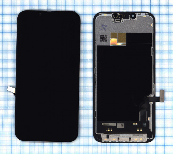 Дисплей Amperin для Apple iPhone 13 в сборе с тачскрином (Soft Oled) черный Дисплей Amperin для Apple iPhone 13 в сборе с тачскрином (Soft Oled) черный