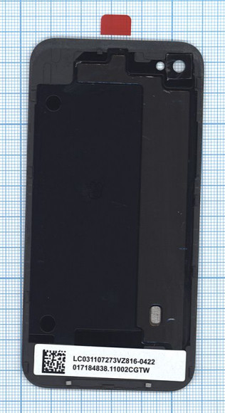 Задняя крышка корпуса для Apple iPhone 4, черная