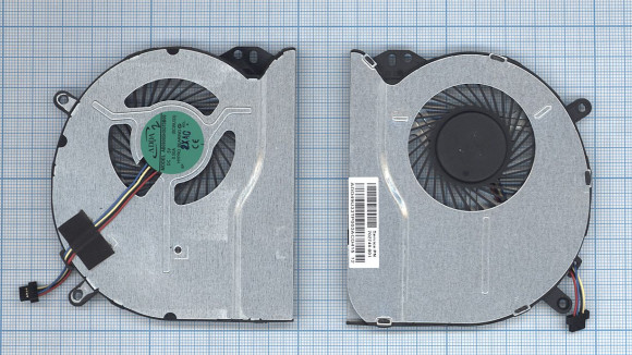 Вентилятор (кулер) для ноутбука HP Pavilion Sleekbook 14-1000, 15-100 (14, 15 series), 4-pin