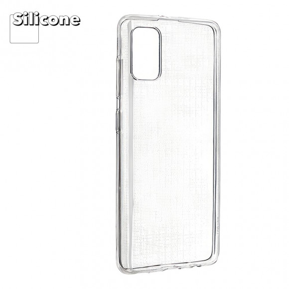 Силиконовый чехол "LP" для Samsung Galaxy A41 (A415F) TPU, прозрачный (европакет)