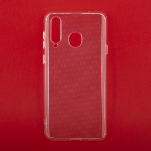 Силиконовый чехол "LP" для Samsung Galaxy A8s TPU, прозрачный (европакет)