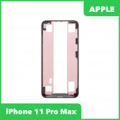 Рамка дисплея (средняя часть) для Apple iPhone 11 Pro Max, черная (оригинал) Рамка дисплея (средняя часть) для Apple iPhone 11 Pro Max, черная (оригинал)