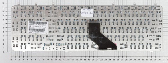 Клавиатура для ноутбука HP Pavilion DV7-1000, серебристая Клавиатура для ноутбука HP Pavilion DV7-1000, серебристая