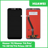 LCD дисплей для Huawei Honor 7C, Honor 7A Pro, Y6 2018, Y6 Prime 2018 с тачскрином, 100% ориг (черный) LCD дисплей для Huawei Honor 7C, Honor 7A Pro, Y6 2018, Y6 Prime 2018 с тачскрином, 100% ориг (черный)