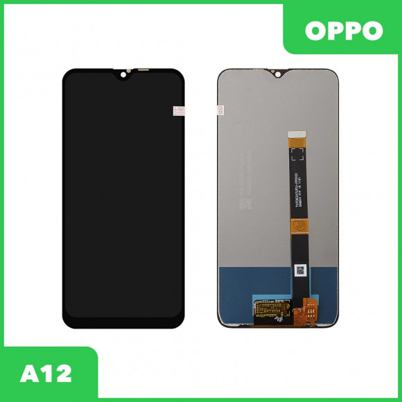 LCD Дисплей для Oppo A12 в сборе с тачскрином, Premium Quality, черный (оригинал LCD)