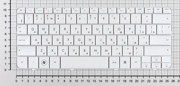 Клавиатура для ноутбука HP Pavilion DV2-1000, DV2-1100, DV2-1200 белая