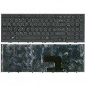 Клавиатура для ноутбука Sony Vaio VPC-EH, черная, с рамкой Клавиатура для ноутбука Sony Vaio VPC-EH, черная, с рамкой