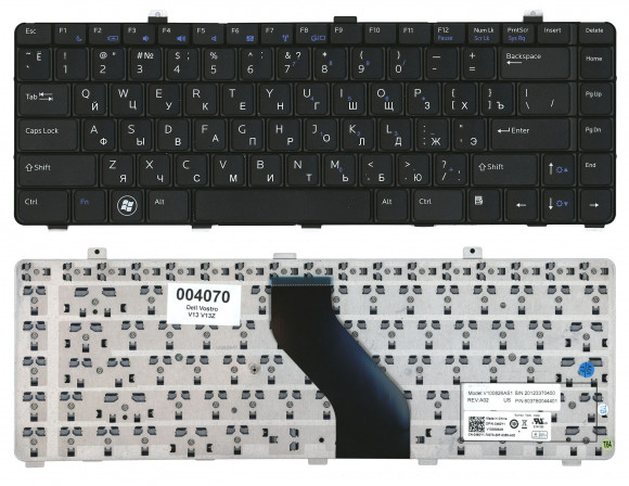 Клавиатура для ноутбука Dell Vostro V13, V13Z