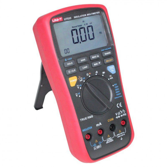Мультиметр для измерения сопротивления изоляции UNI-T UT533 Мультиметр для измерения сопротивления изоляции UNI-T UT533