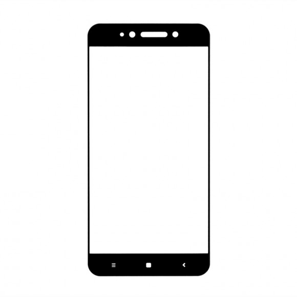 Защитное стекло "LP" для Xiaomi Redmi Note 5A Prime Thin Frame Full Glue с рамкой 2.5D, черное