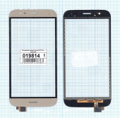 Сенсорное стекло (тачскрин) для Huawei G7 Plus, золотой