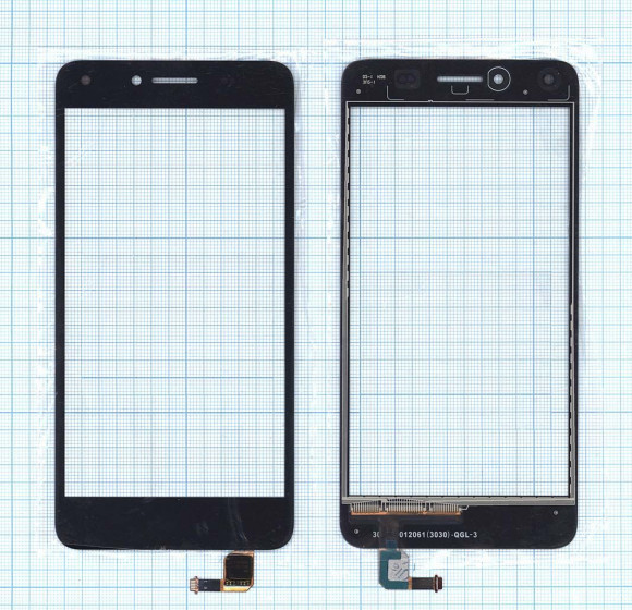 Сенсорное стекло (тачскрин) для Huawei Honor Y5 II 3G, черный Сенсорное стекло (тачскрин) для Huawei Honor Y5 II 3G, черный