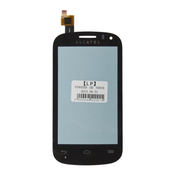 Сенсорное стекло (тачскрин) для Alcatel Pop C3 4033D, 4033, 4033A, 4033E, 4033X, черный