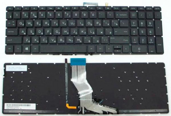Клавиатура ноутбука HP Pavilion 15S-FQ, с подсветкой