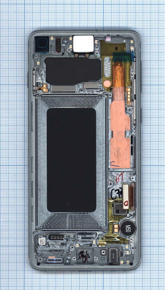 Дисплей для Samsung Galaxy S10 SM-G973F/DS зеленый