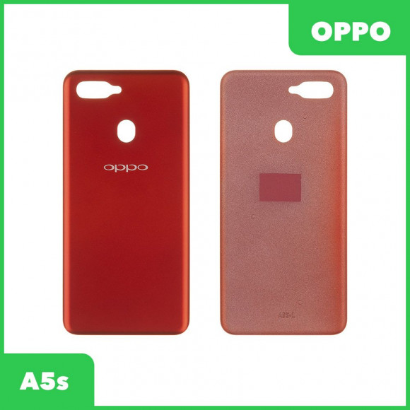 Задняя крышка для OPPO A5s (CPH1909) (красный)