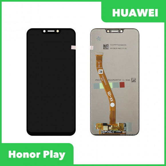 LCD дисплей для Huawei Honor Play с тачскрином, 100 оригинал (черный)